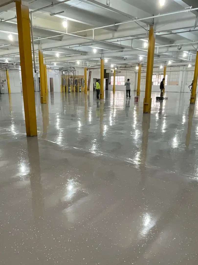 Epoxy Flooring Warehouse Project In New Jersey